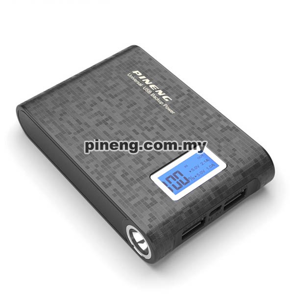 PINENG PN-913 10000mAh Power Bank - Starlight Black